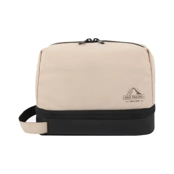 GOX Polyester Storage Bags Toiletry Bags Unisex Khaki