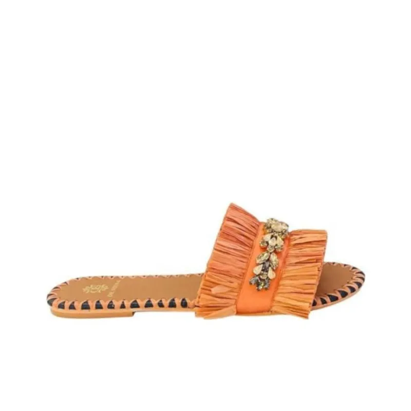 De Siena Slide Slippers Women's Orange-1