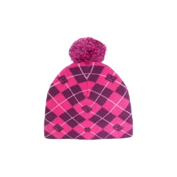 Acne Studios Pompom detail Checked Beanie