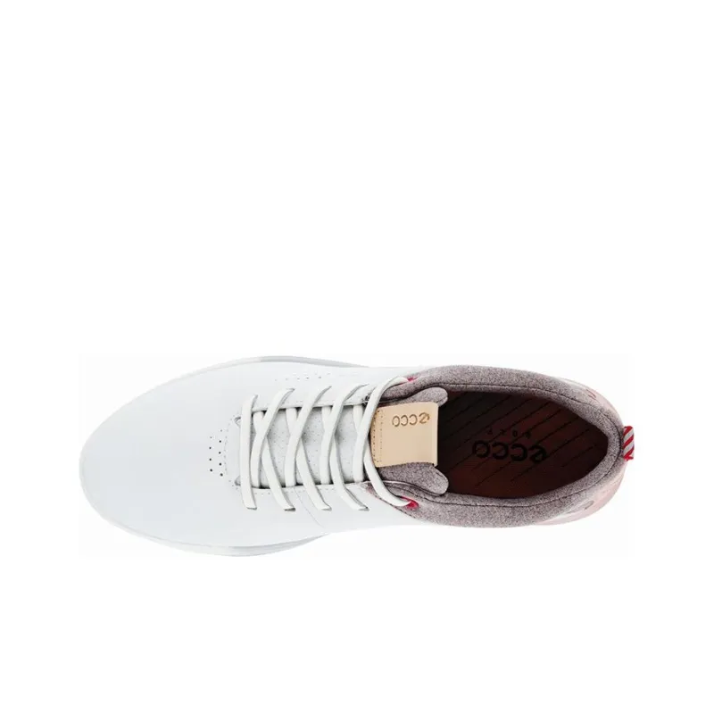 Ecco S three Abrasion Resistant Slip Resistant Low Top Golf Shoes Women's White-3