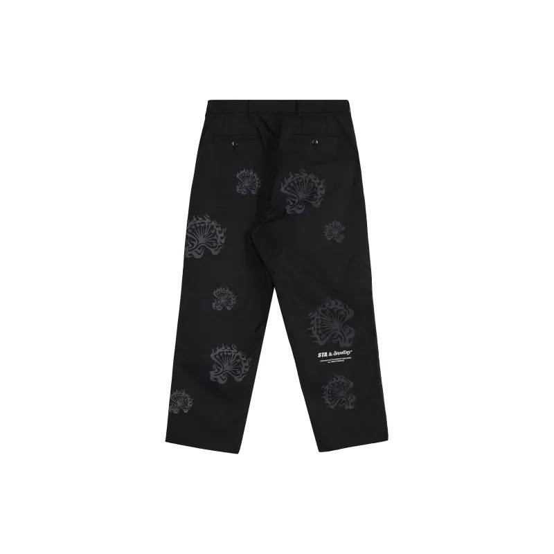 Snowday STA Collaboration Type S+Collection Cargo Pants Unisex Black-1
