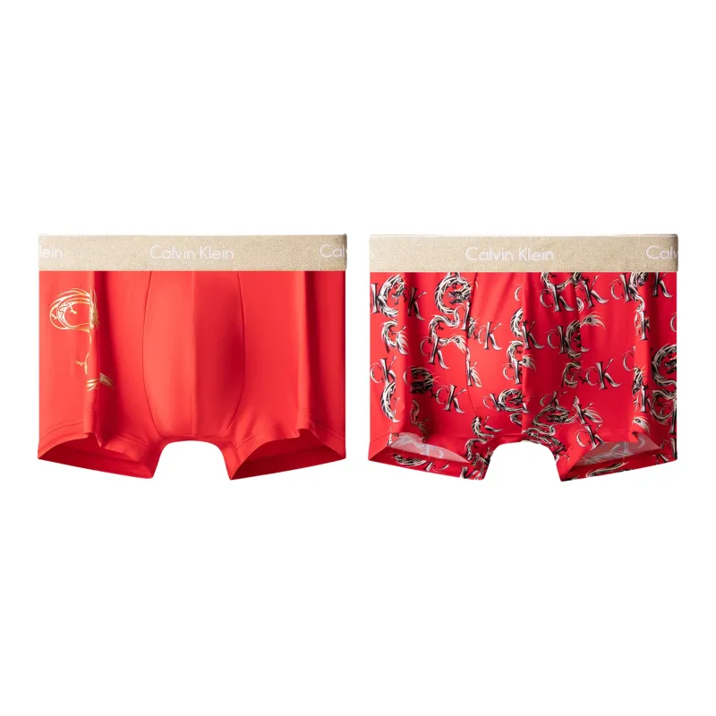 CALVIN KLEIN Year Of The Dragon Limited Series Underpants Men's 2 Pack-0