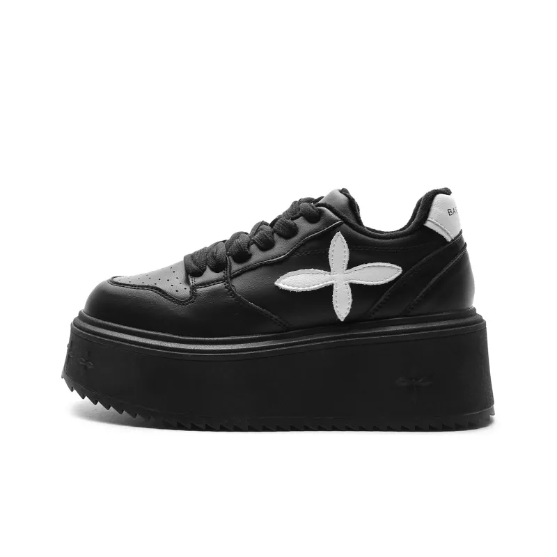 STELLA WEISZ Skateboard Shoes Women's Low Top White/Yellow Brown/Black-34