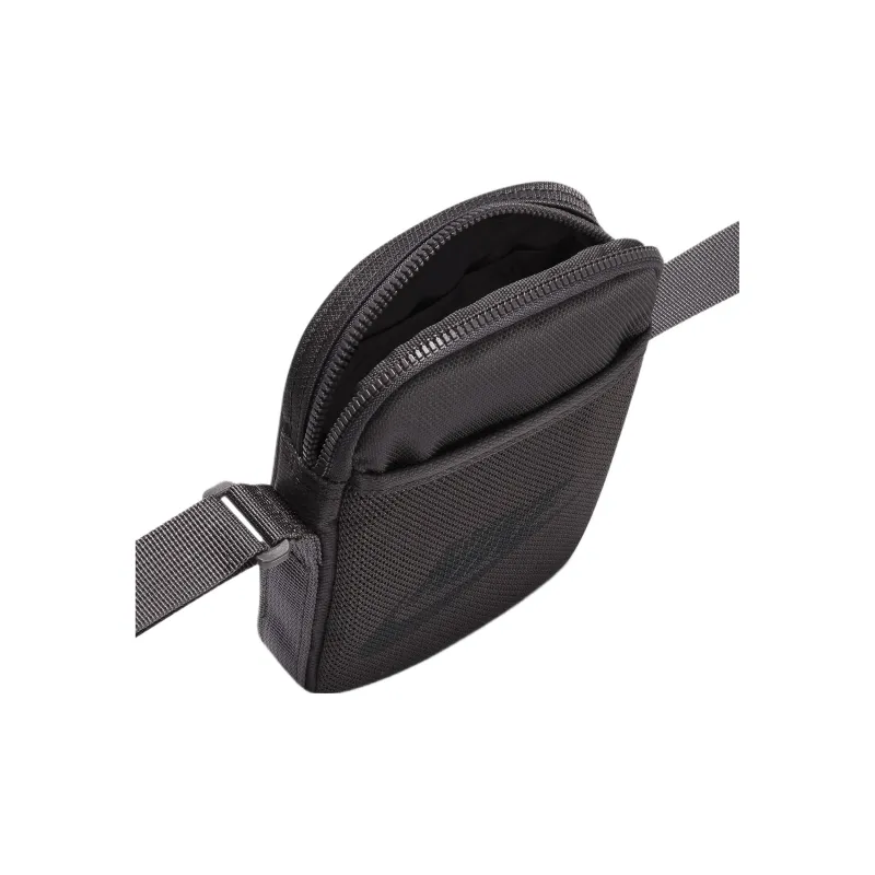Nike Heritage Nylon Cell Phone Pouch, Shoulder Bag, Crossbody Bag Small Size Unisex Medium Gray & Black-3