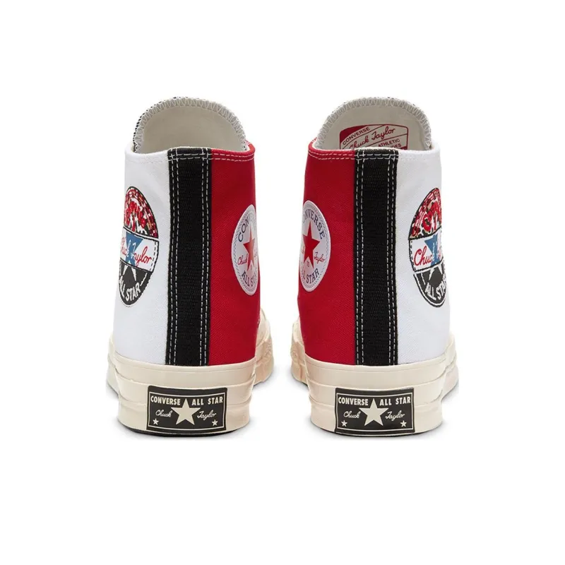 Converse Chuck 70 Hi Logo Play White University Red-3
