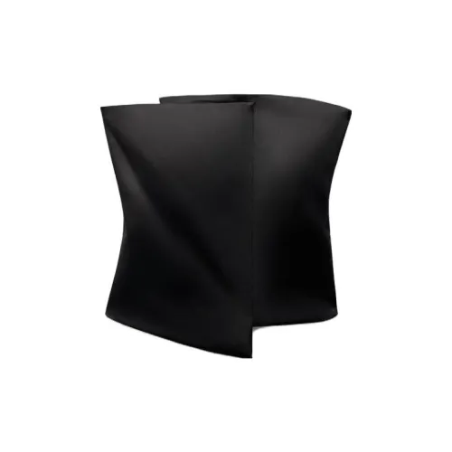 ZARA Strapless Tops Women's Black