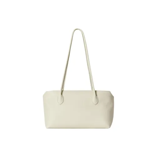 THE ROW Deerskin Bowling Bag Shoulder Bag Handbag Women's Ivory