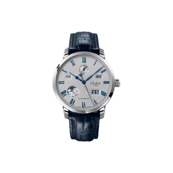 GLASHUTTE ORIGINAL SENATOR Automatic Mechanical Movement Men's Watches Watch Silver Dial Stainless Steel Case
