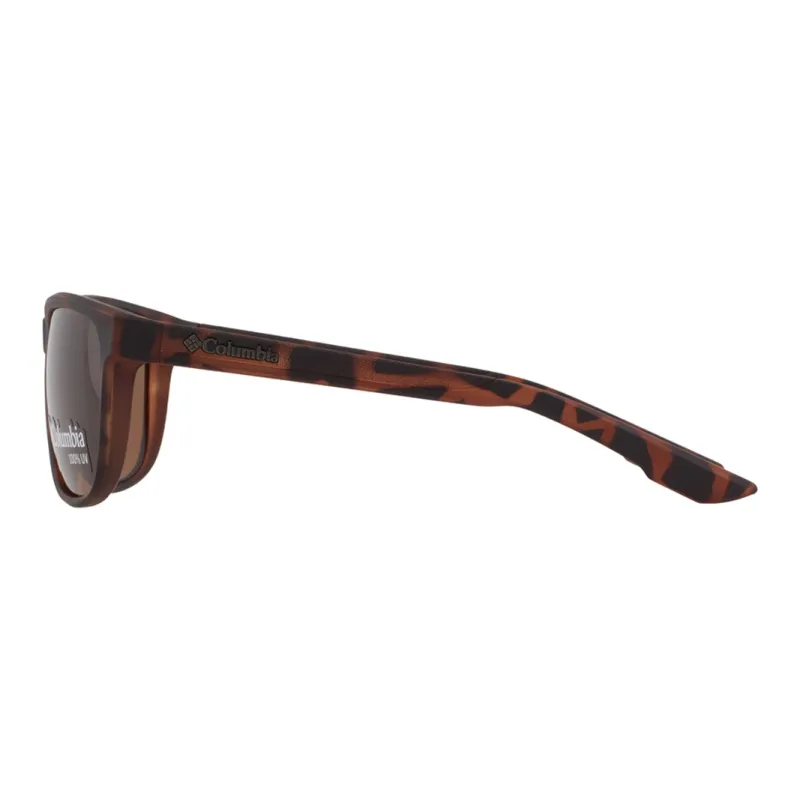Columbia Plastic Irregular Shape Sunglasses Unisex Brown-3