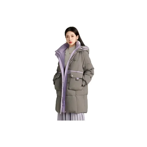 SMEN Down Jackets Women's Dark Gray