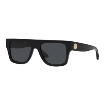 TORY BURCH Plastic Irregular Shape Sunglasses Women's Black