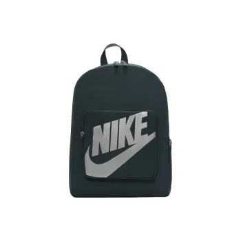 Nike Polyester Backpack Regular Men's Deep Jungle & Metallic Silver