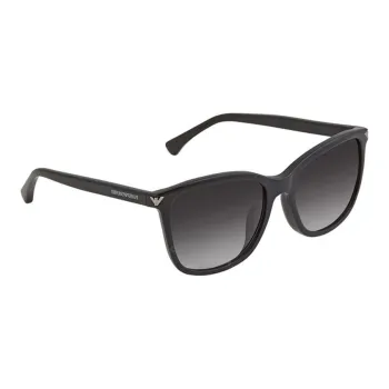 EMPORIO ARMANI Plastic Square Sunglasses Women's Black