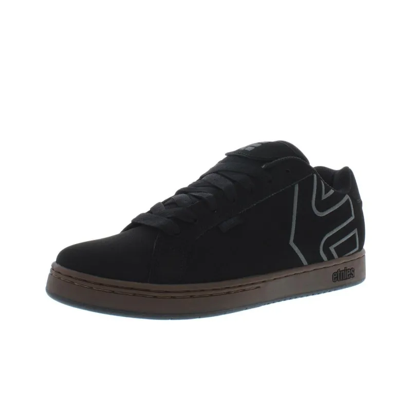 ETNIES Etnies Fader Warm Slip-Resistant Low-Top Skateboard Shoes Men's Black-2
