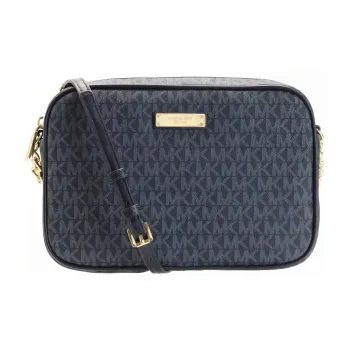 MICHAEL KORS Coated Canvas Shoulder Bag, Crossbody Bag Women's Blue