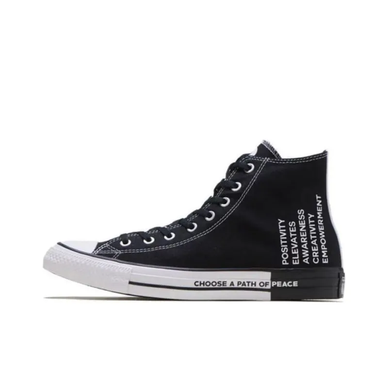 Converse Chuck Taylor All Star High 'Seek Peace Black'-0