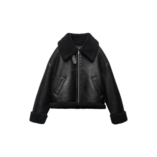 ZARA Jackets Women's Black