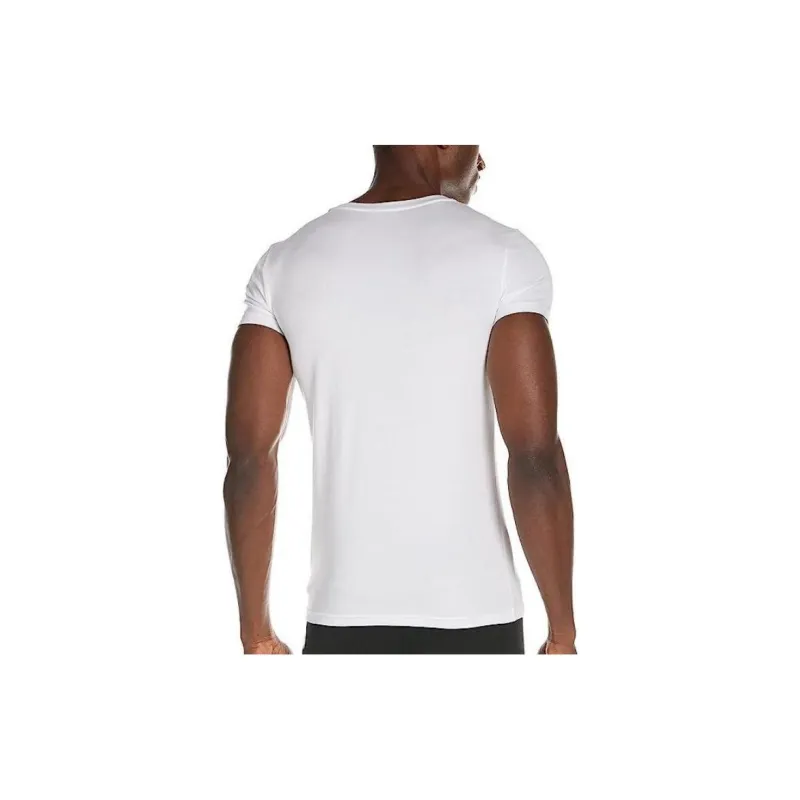 EMPORIO ARMANI Solid Color Crew Neck Pullover Short Sleeved T Shirt Men's White-1