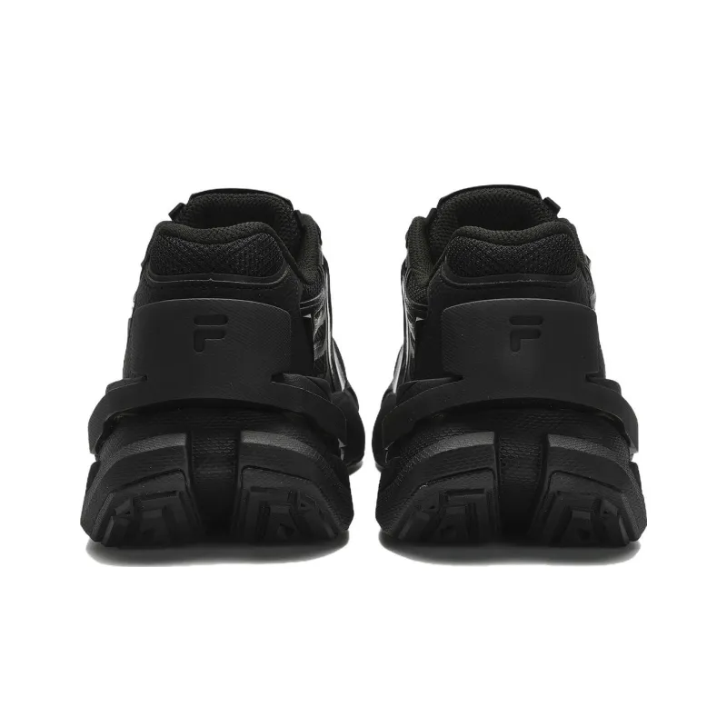 FILA FUSION TI 22 Anti Slip Wear Resistant Low Top Casual Shoes Men's Black-3