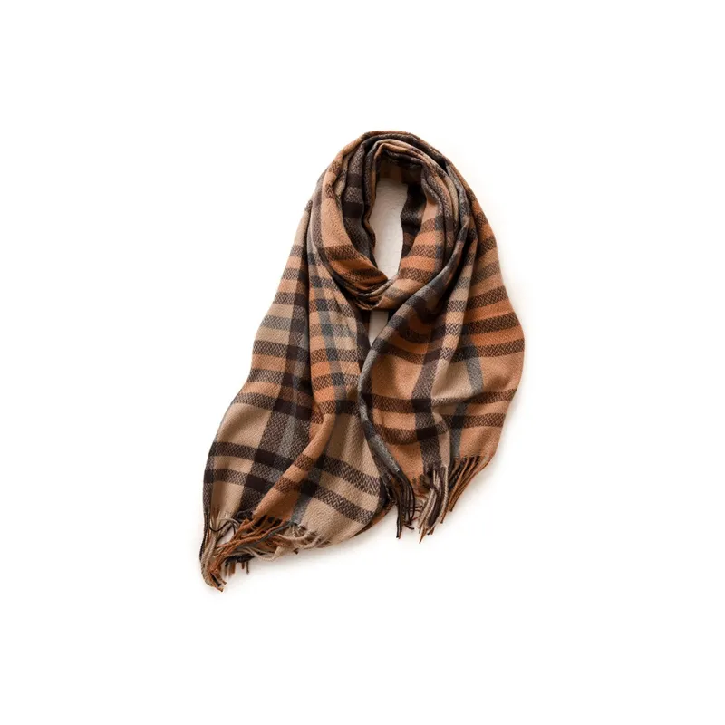 OQD Faux Cashmere Knit Scarves Unisex-5