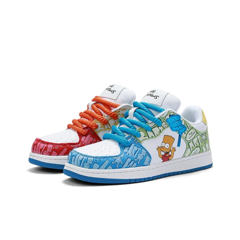 The Simpsons Low Top Skateboard Shoes Unisex-2