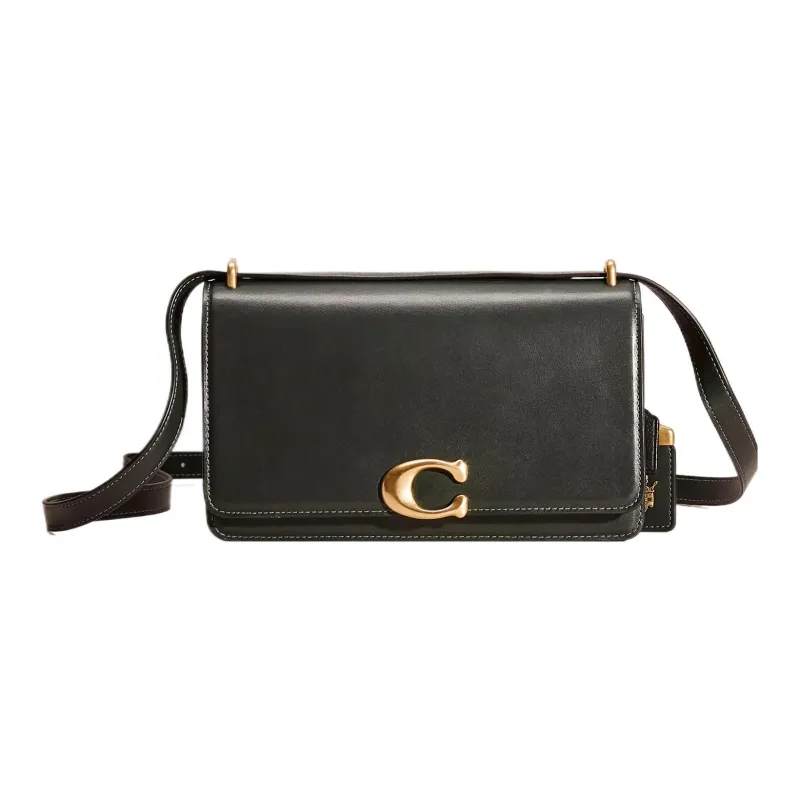 COACH Bandit Luxury Style Refined Calfskin Crossbody Bag, Shoulder Bag Women's Amazon Green-0