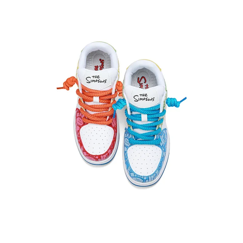 The Simpsons Low Top Skateboard Shoes Unisex-4