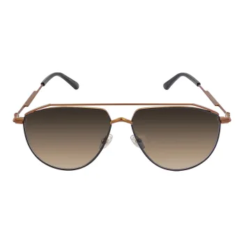 Jimmy Choo Metal Aviator Sunglasses Men's Brown