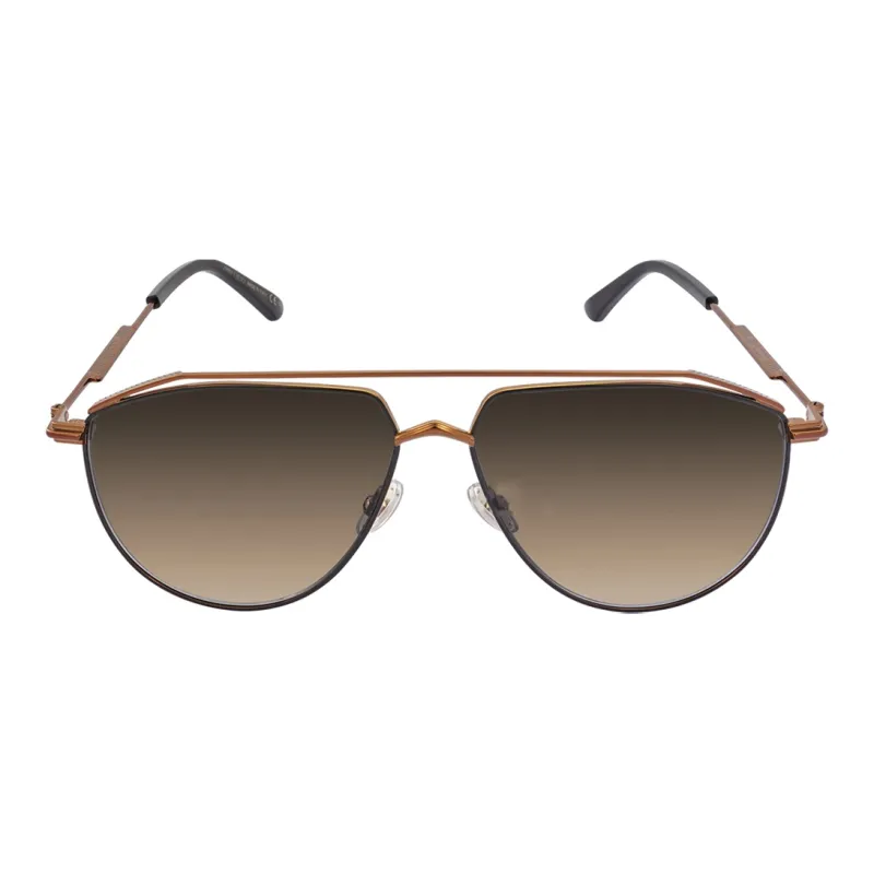 Jimmy Choo Metal Aviator Sunglasses Men's Brown-0