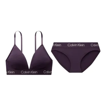 CALVIN KLEIN Modern Gravity Band Underwear Set Women's Plum Purple