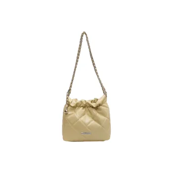 UNITE STAR PU Bucket Bags Shoulder Bags Medium Size Women's Black/White/Light Yellow/Light Green