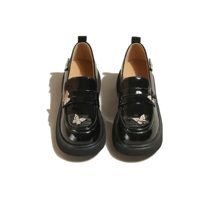 D FUSE SCANDINAVIA Loafers 4cm Women's Black-2