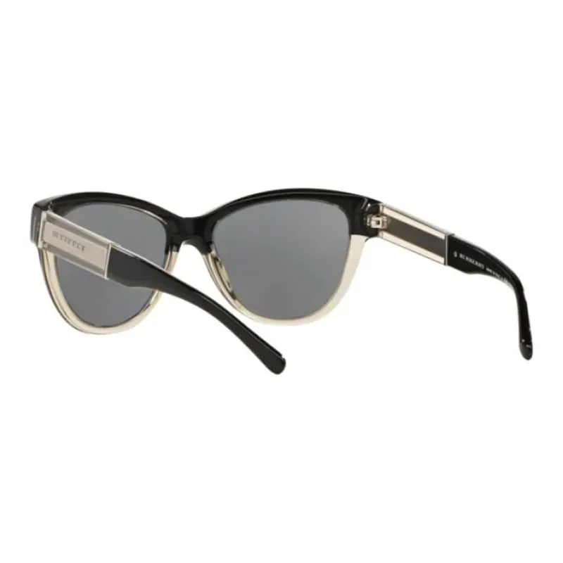 Burberry Irregular Shape Sunglasses Women's Gray-3