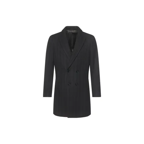 ANDREW MACKENZIE Coats Men Dark Sky Blue