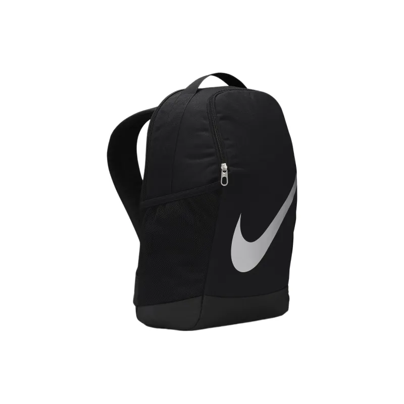 Nike Polyester Backpack Men's Black & Metallic Silver-1