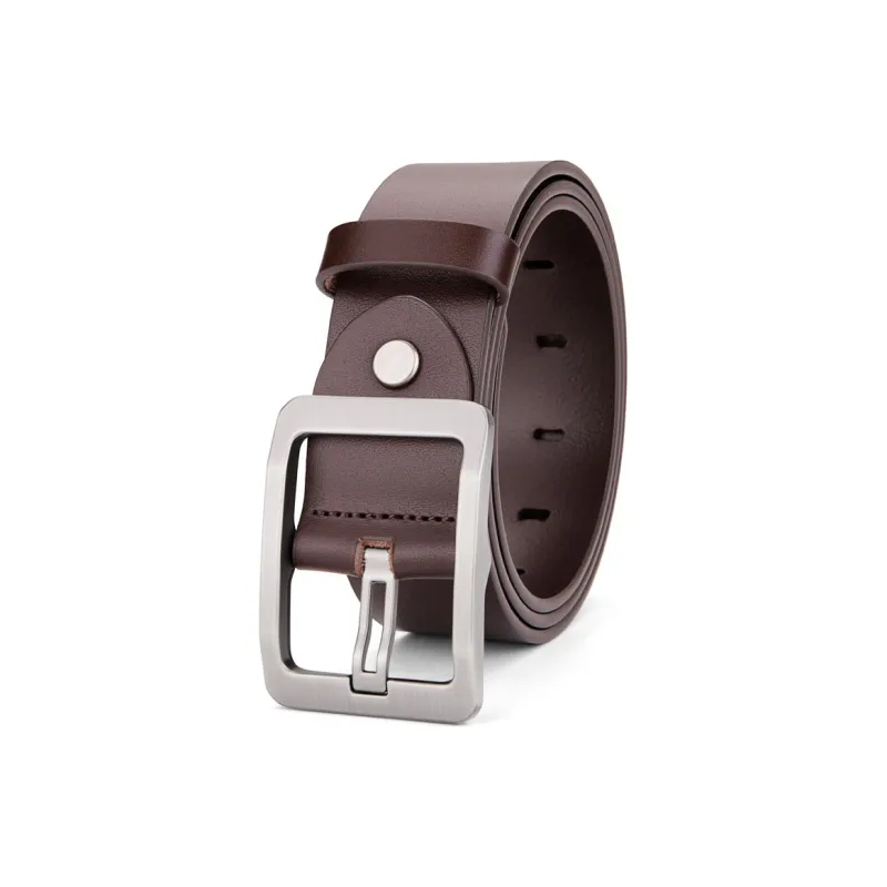 Cows Reign Single Layer Top Grain Cow Leather Belts Men's 3.7cm-5