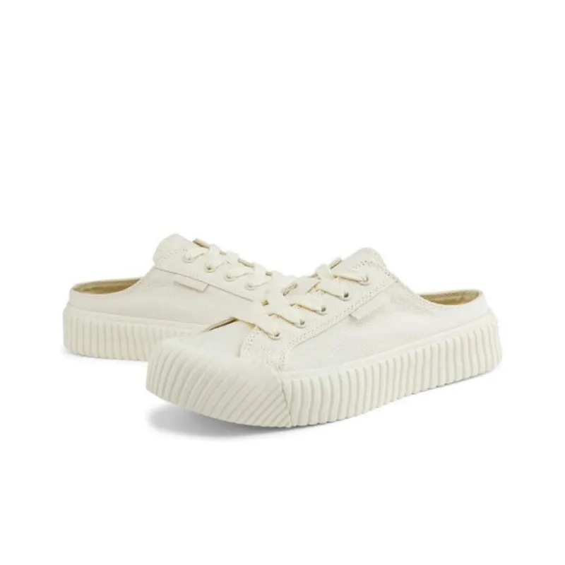 Kappa Anti-Slip And Wear-Resistant Breathable Low-Top Canvas Shoes Unisex White-2