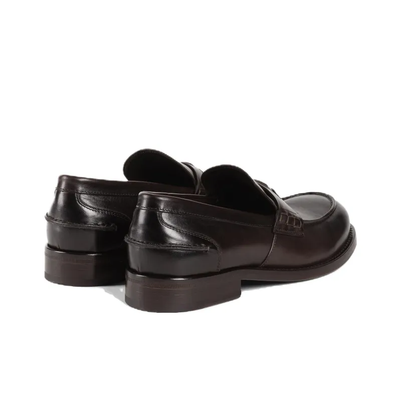 Roberto Cavalli Logo-plaque Leather Loafers-3