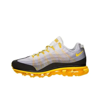 Nike Air Max 95 Dynamic Flywire LAF Livestrong Wear-resistant And Lightweight Low-Top Casual Shoes Unisex Gray White