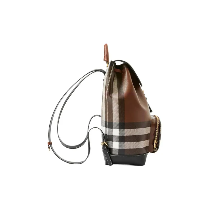 Burberry Calfskin Backpack Women's Dark Birch Brown-1