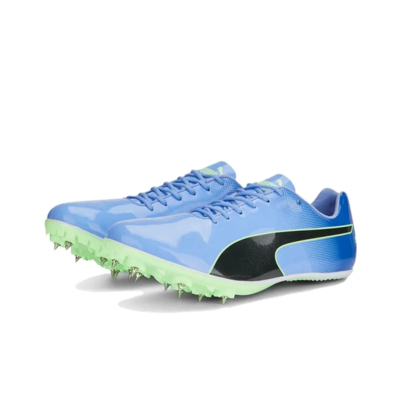PUMA Evospeed Sprint 14 Cushioning Wear Resistant Low Top Running Shoes Men's Blue Black-2