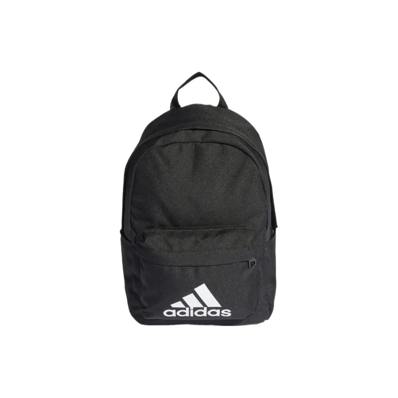 Adidas Recycled Polyester Plain Weave Fabric Backpack Regular Unisex Black-0