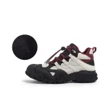 Beige/Black/Wine Red