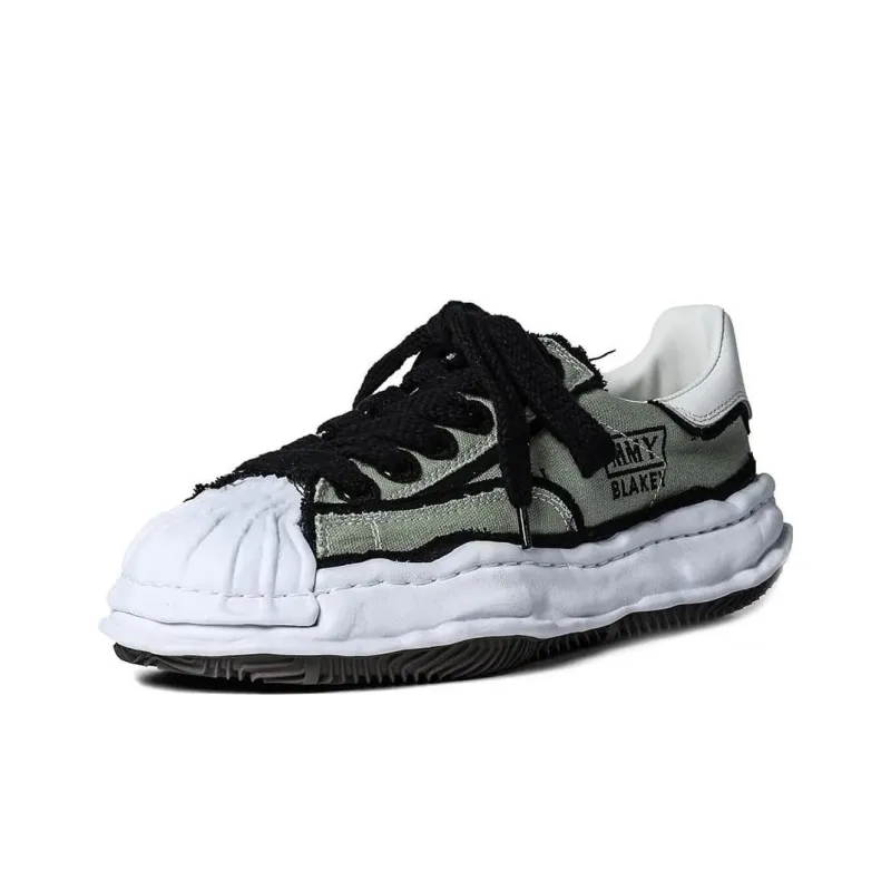 MIHARA YASUHIRO Blakey OG Sole OH Low Top Stylish Skateboarding Shoes Unisex Khaki-2