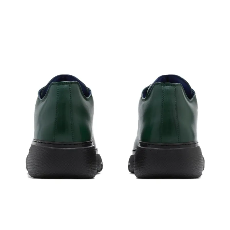 Burberry Low Top Casual Shoes Men's Vine Green-4