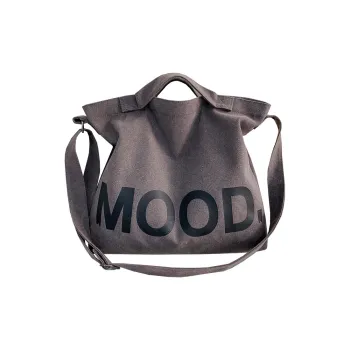 Boniu Canvas Bag Unisex Without Charm Gray/without Charm Army Green/without Charm Black