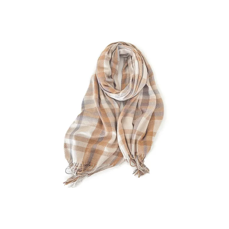OQD Faux Cashmere Knit Scarves Unisex-2