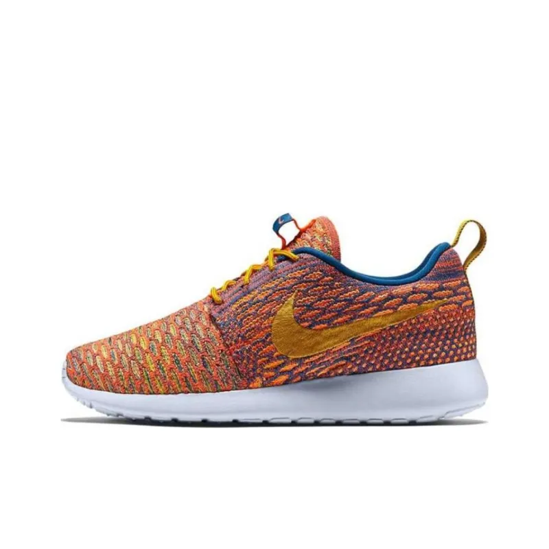 Nike Roshe One Flyknit Dark Citron Sunset Glow Women's-0