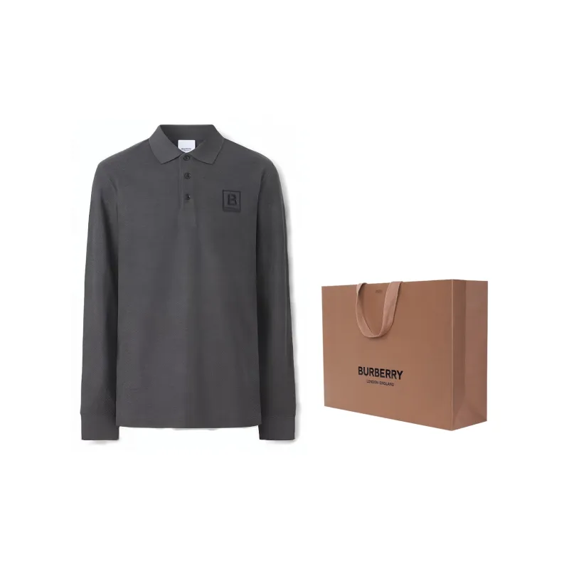 Burberry Long Sleeve Polo-1