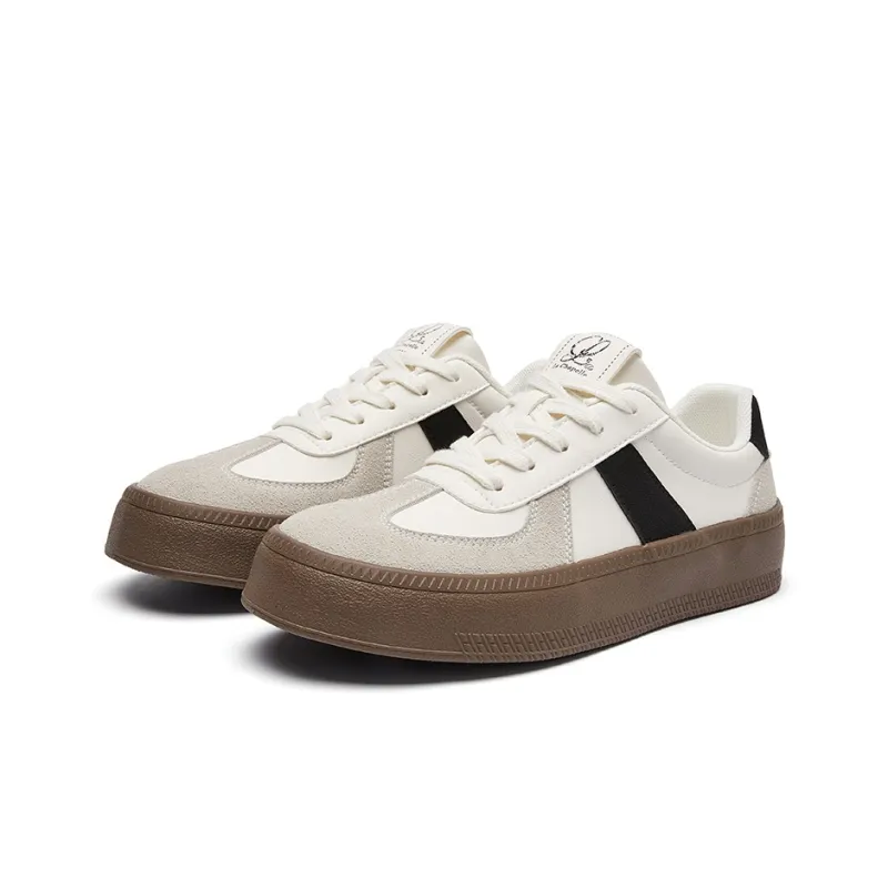 La Chapelle Wear resistant And Lightweight Low Top Skateboard Shoes Women's-1